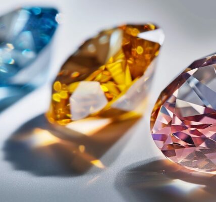 Image Of Lab-Grown Fancy Colored Diamonds Identified Using Igi Technology.