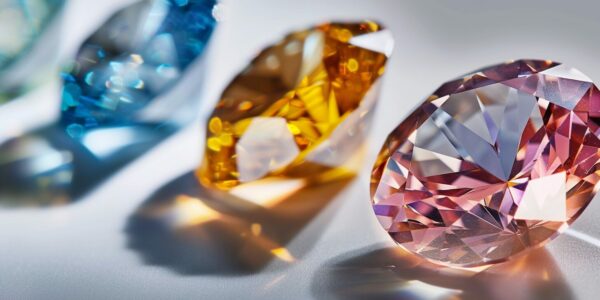 Image Of Lab-Grown Fancy Colored Diamonds Identified Using Igi Technology.