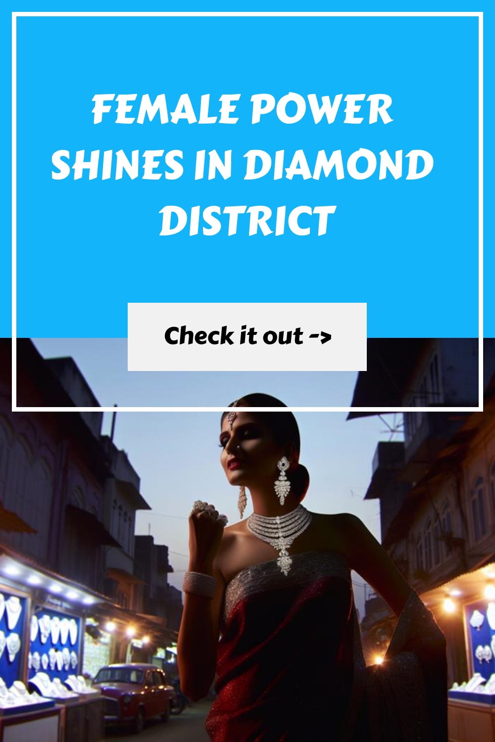 Female Power Shines In Diamond District Generated Pin 1210