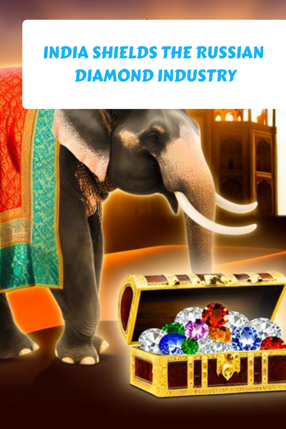 India Shields The Russian Diamond Industry Generated Pin 1240