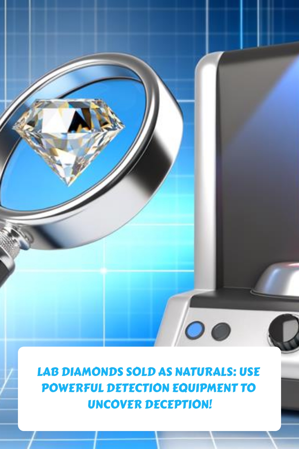 Lab Diamonds Sold As Naturals Use Powerful Detection Equipment To Uncover Deception Generated Pin 1146
